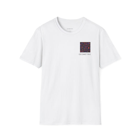 Geo Pattern Unisex Softstyle T-Shirt | Casual Everyday Tee, Graphic Shirt, Gift for Him/Her, Trendy Wear, Artsy Style (Pattern 05)