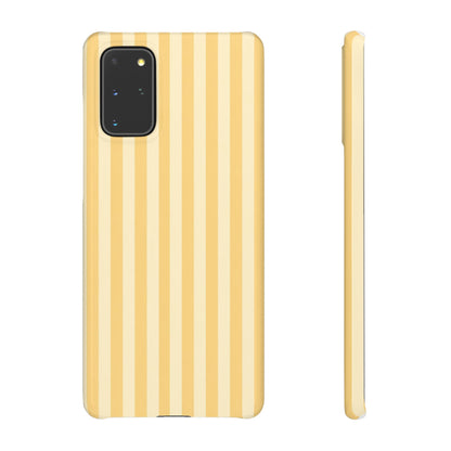 Buttercup Stripe Snap Phone Case