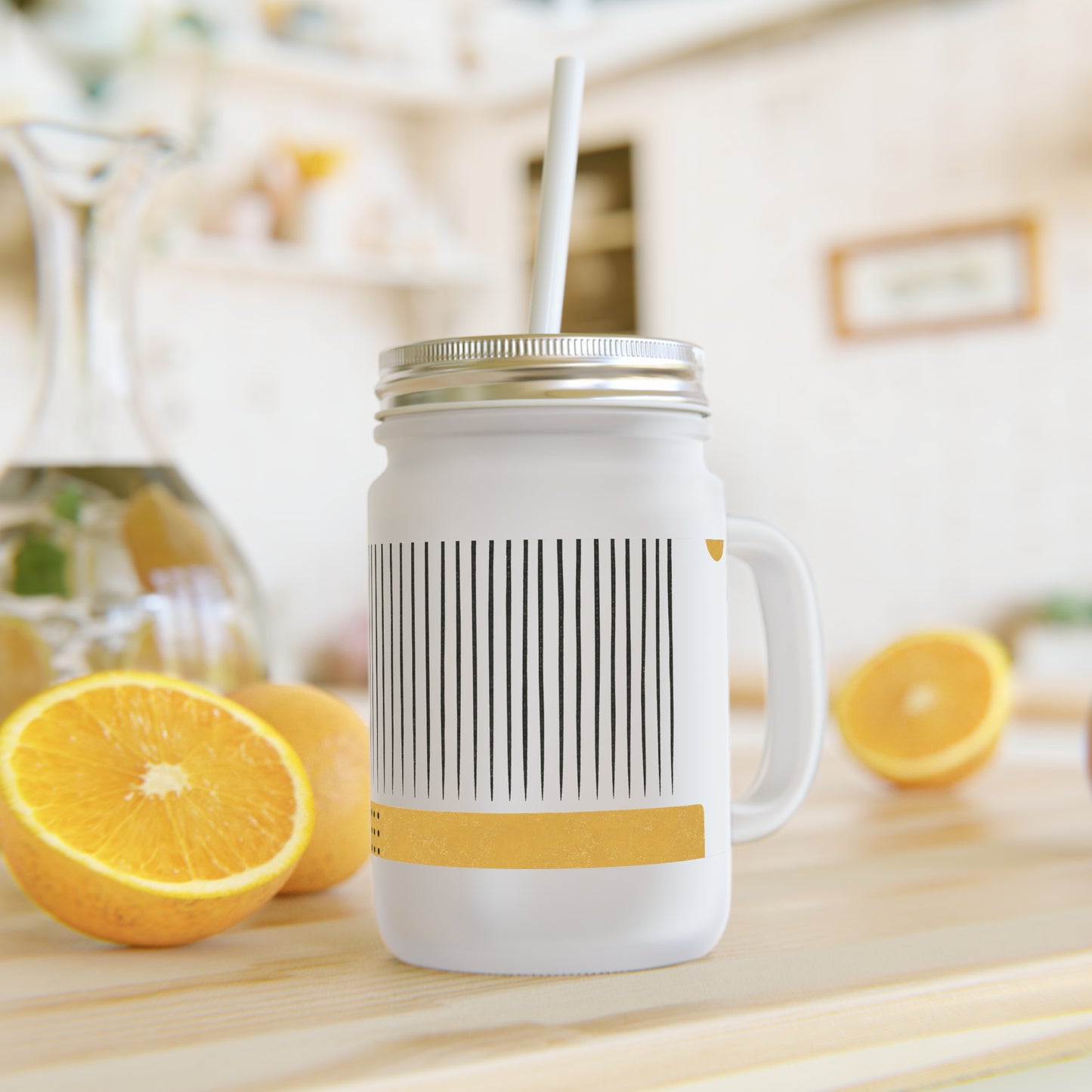 Ochre Cadence Mason Jar Tumbler