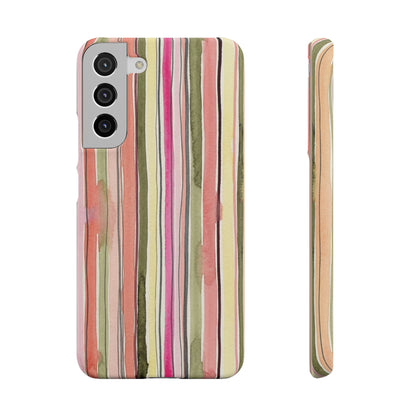 Summer Stripe Snap Phone Case