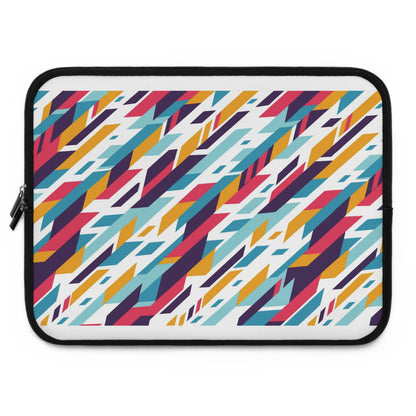 Colorful Geometric Laptop Sleeve | Vibrant Tech Accessory for Students, Professionals, College, Birthday Gift, Everyday Use