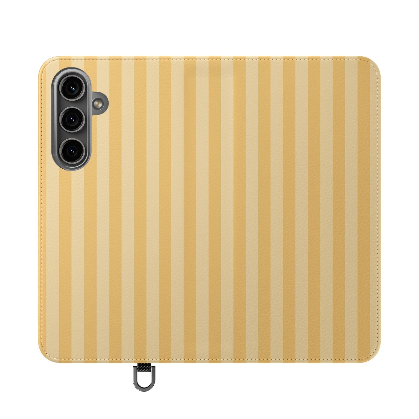 Buttercup Stripe Vegan Leather Flip Case