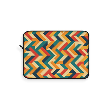 Colorful Geometric Laptop Sleeve, Stylish Computer Case, Trendy Tech Accessory, Unique Gift for Students, Travel Must-Have (Laptop Case - Pattern 0)