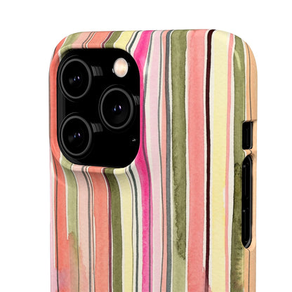 Summer Stripe Snap Phone Case