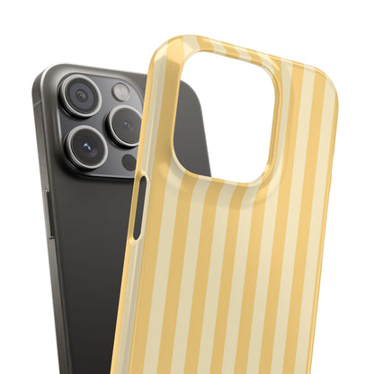Buttercup Stripe Snap Phone Case