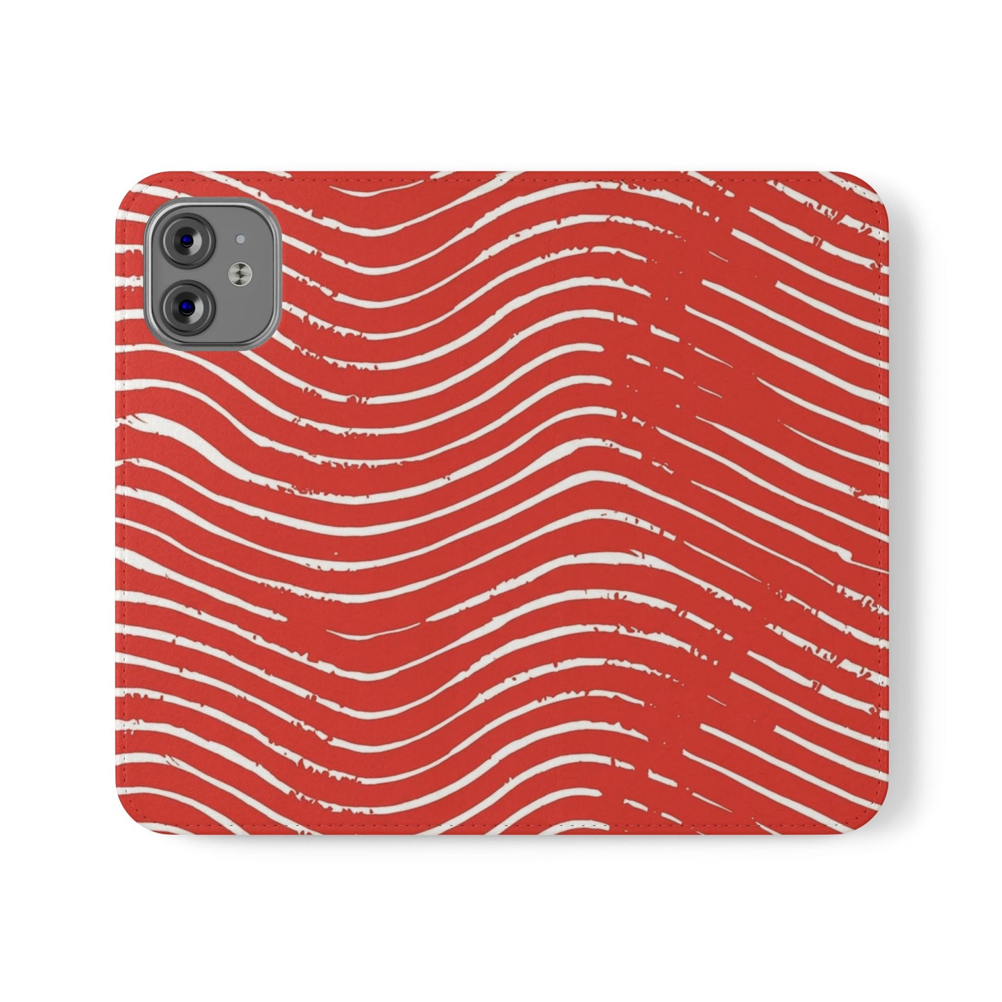 Scarlet Tide Vegan Leather Flip Case