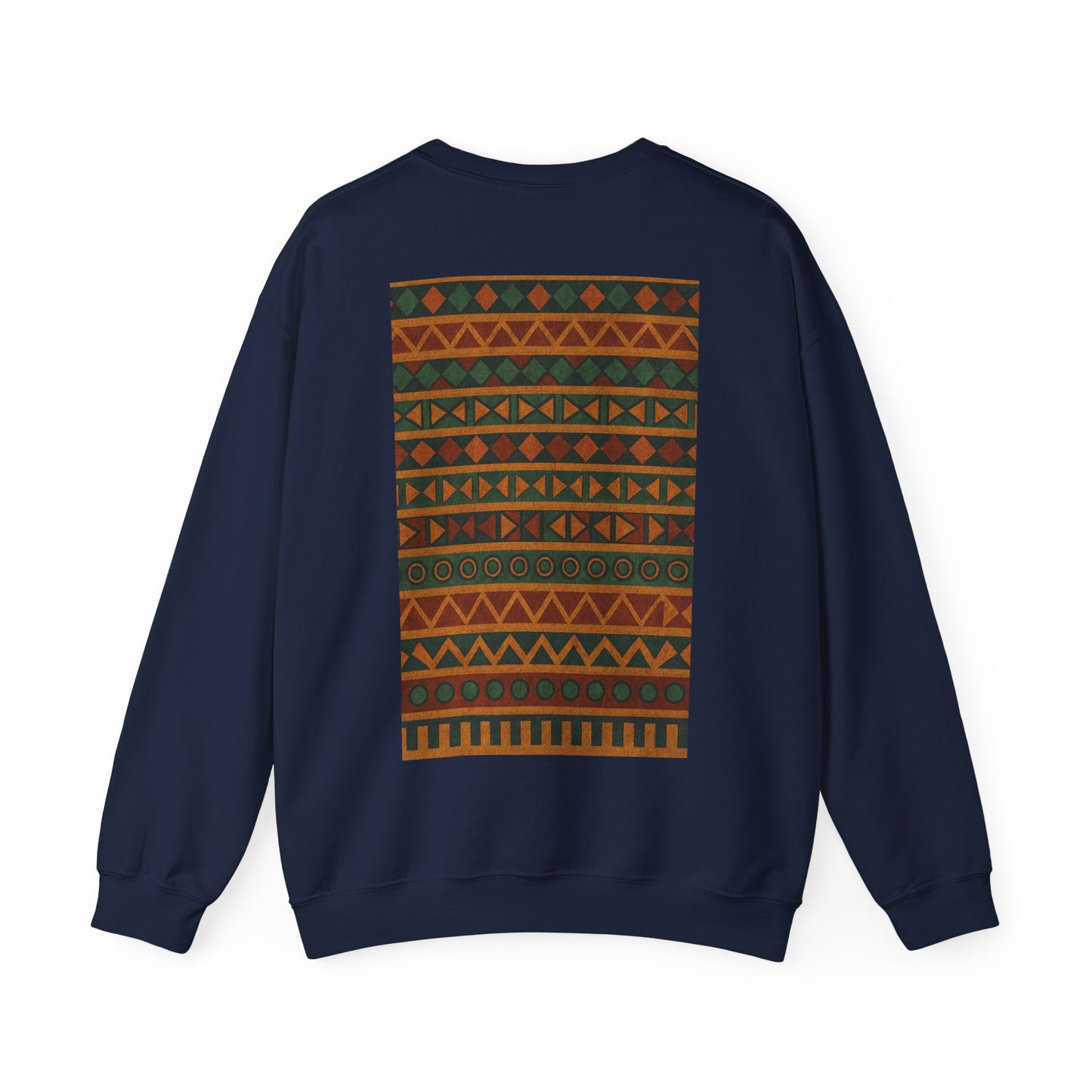 Trendy Unisex Patterned Crewneck Sweatshirt | Cozy Casual Wear, Unique Gifts, Fall Fashion, Home Comfort, Unisex Style