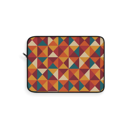 Geometric Pattern Laptop Sleeve: Stylish Protection for Laptops, Tech Accessories, Gift for Students, Unique Design, Colorful Geometry