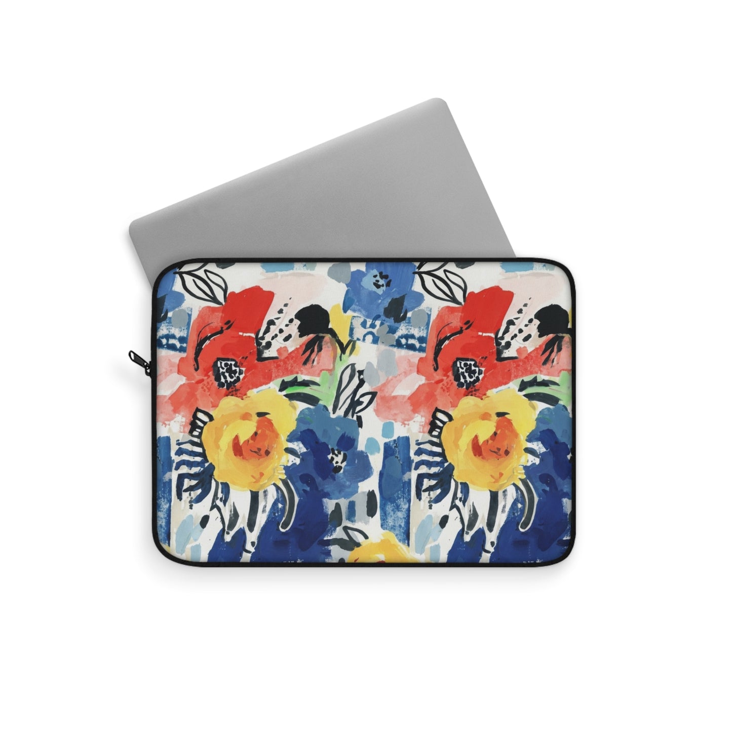 Abstract Flora Laptop Sleeve