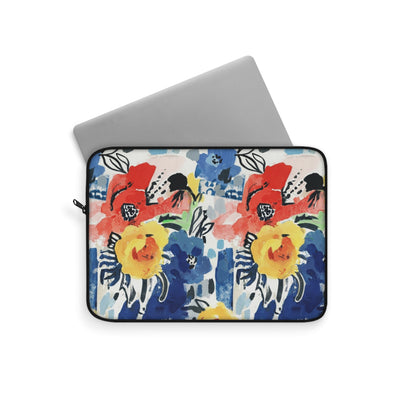 Abstract Flora Laptop Sleeve