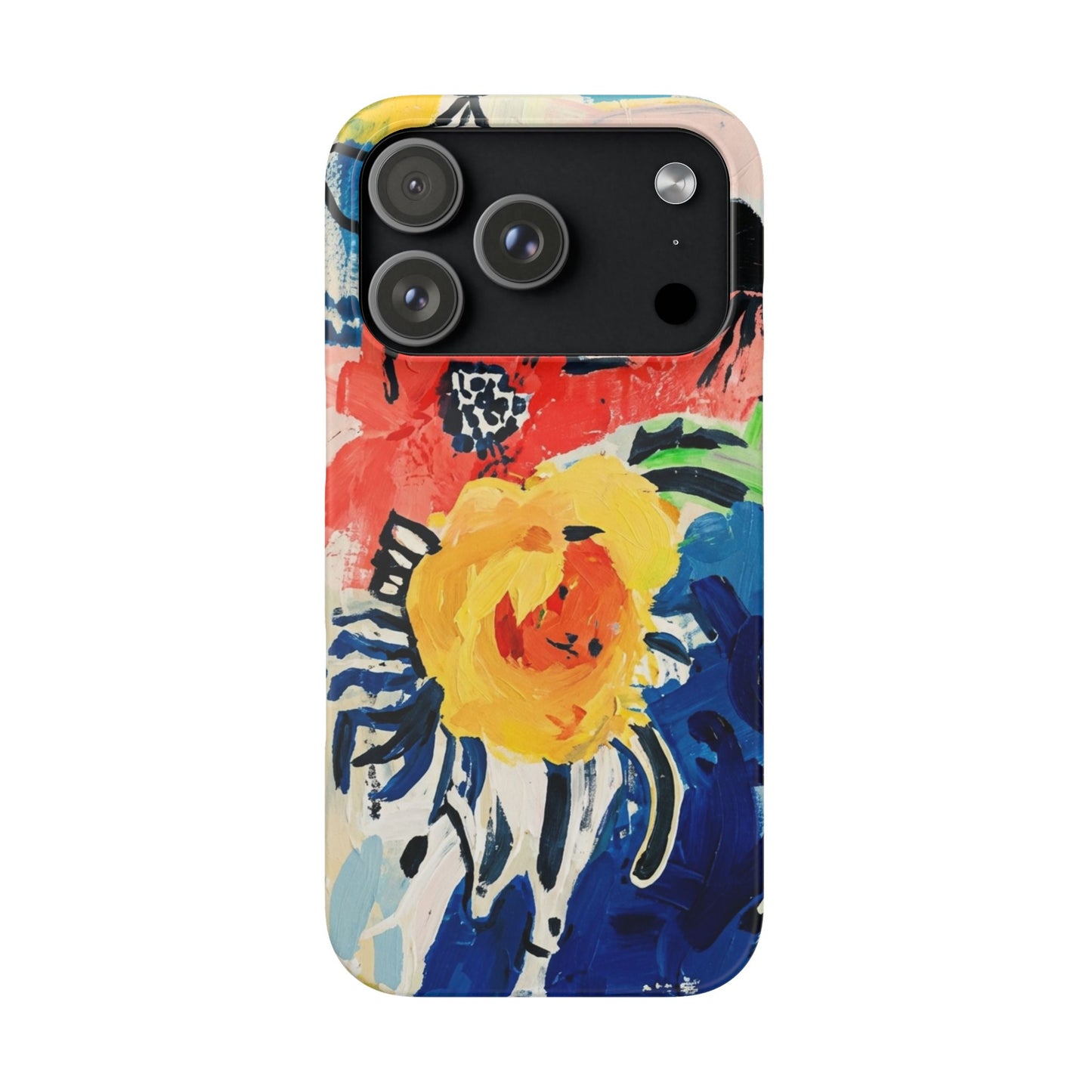 Abstract Flora Snap Phone Case