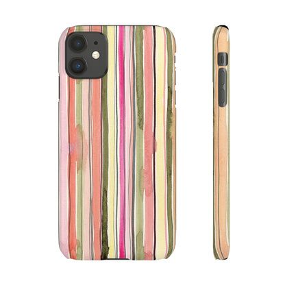 Summer Stripe Snap Phone Case