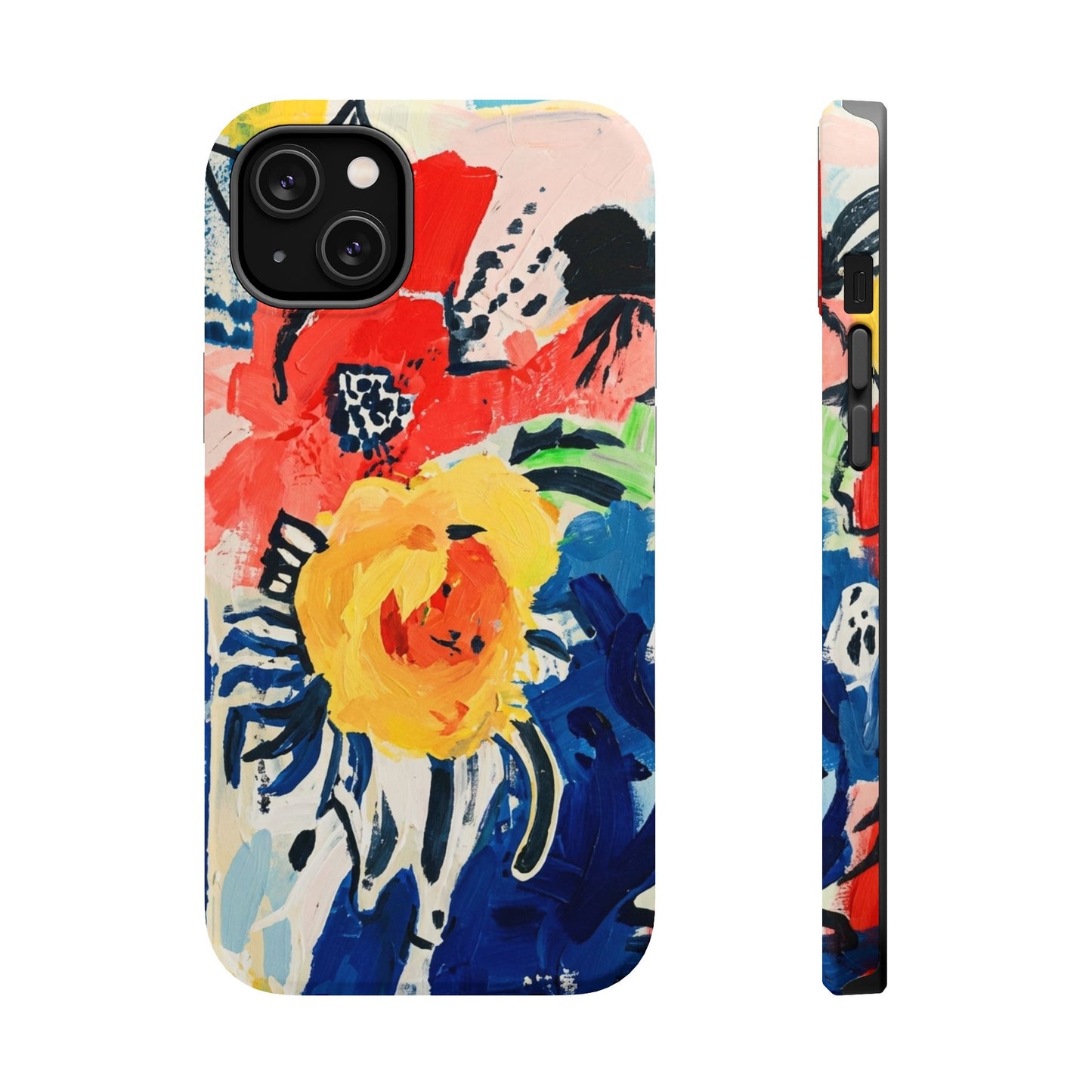 Abstract Flora Magnetic Phone Case