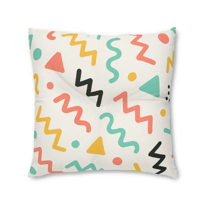 Square Tufted Floor Pillow