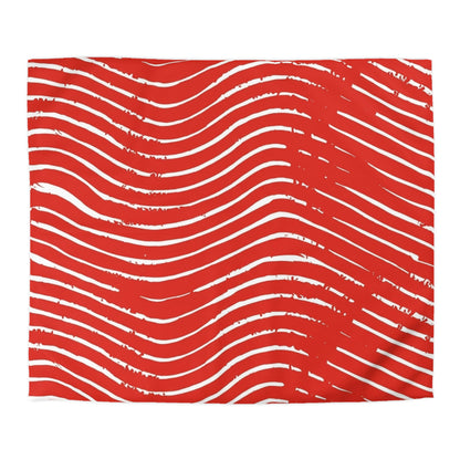 Scarlet Tide Microfiber Duvet Cover