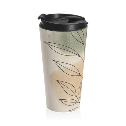 Stainless Steel Travel Mug — Square