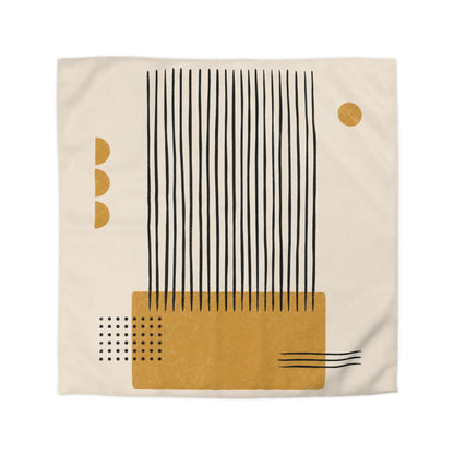 Ochre Cadence Microfiber Duvet Cover