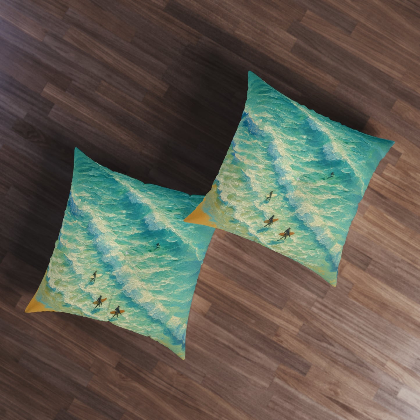 Square Tufted Floor Pillow