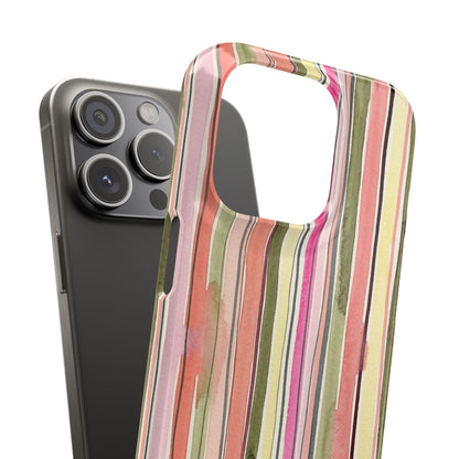 Summer Stripe Snap Phone Case