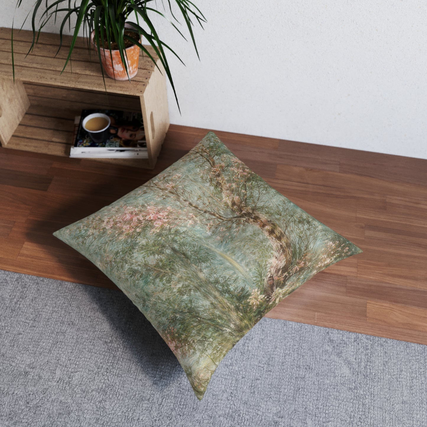 Square Tufted Floor Pillow