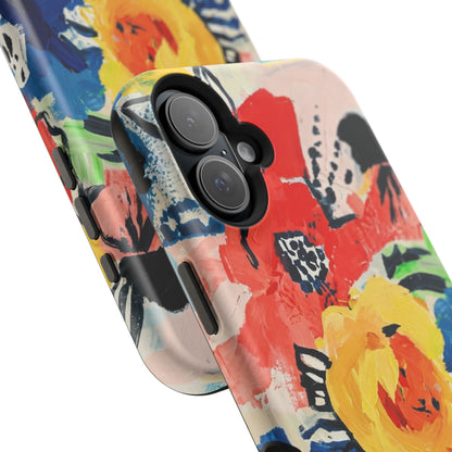 Abstract Flora Magnetic Phone Case