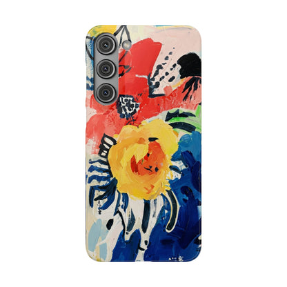 Abstract Flora Snap Phone Case