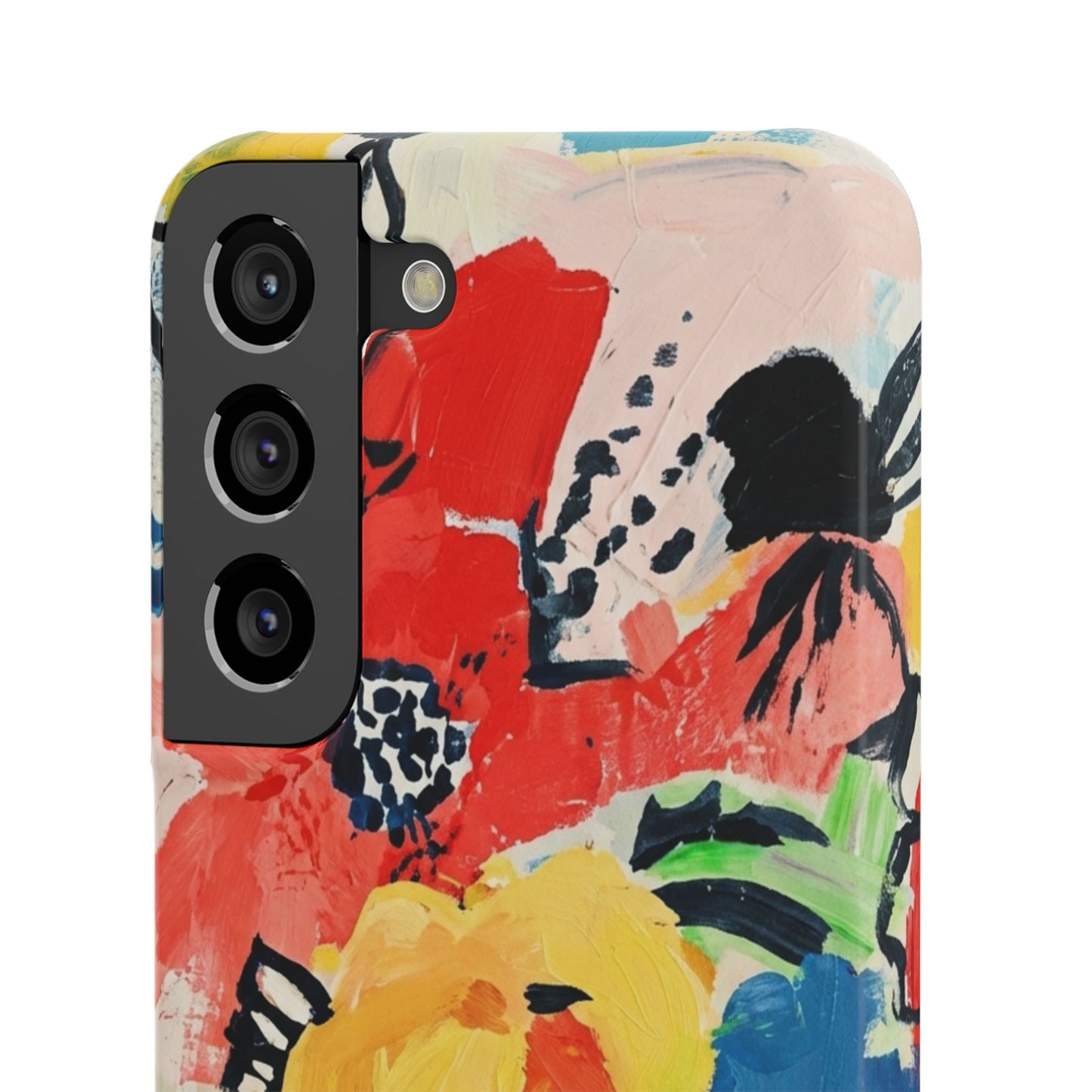 Abstract Flora Snap Phone Case