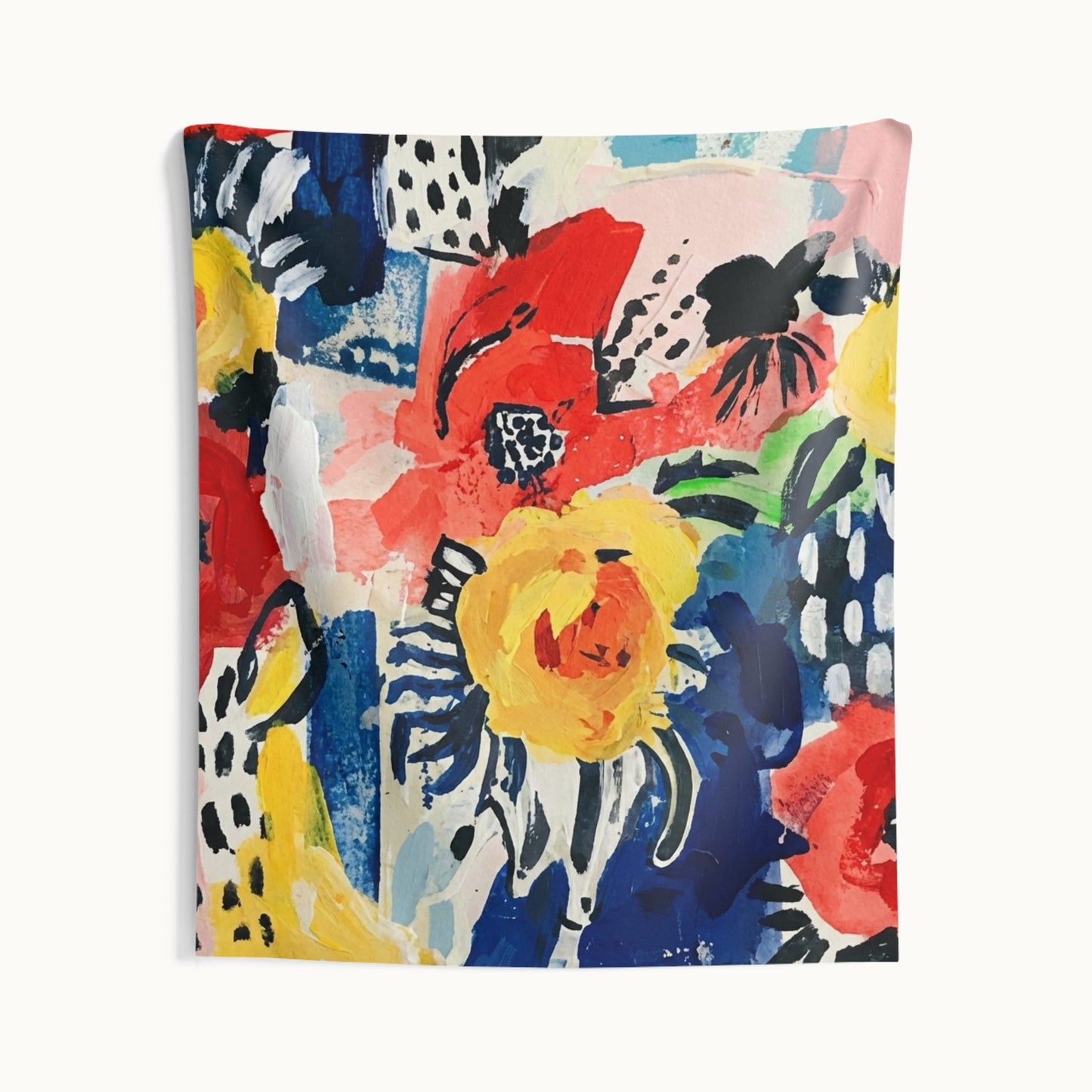 Abstract Flora Wall Tapestry