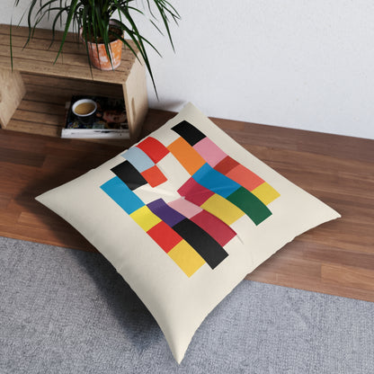 Square Tufted Floor Pillow