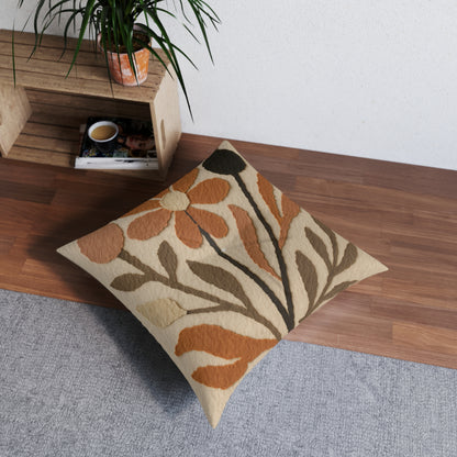 Square Tufted Floor Pillow