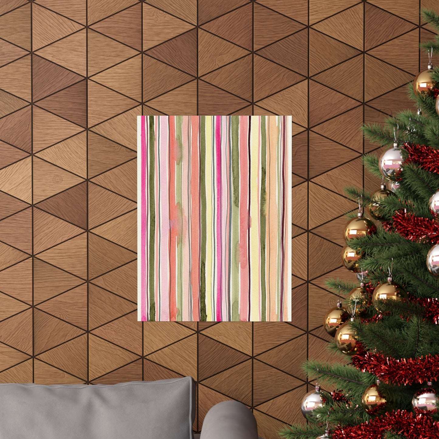 Summer Stripe Art Poster