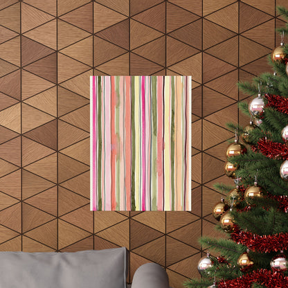 Summer Stripe Art Poster