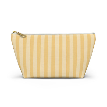 Buttercup Stripe Accessory Pouch with T-bottom