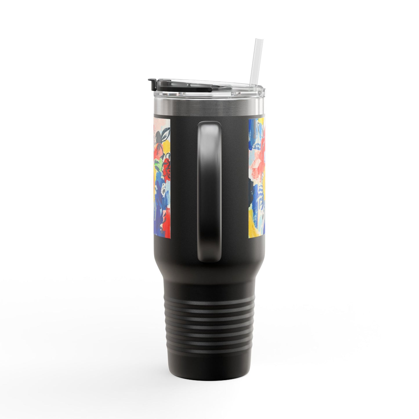 Abstract Flora 40oz Insulated Travel Mug