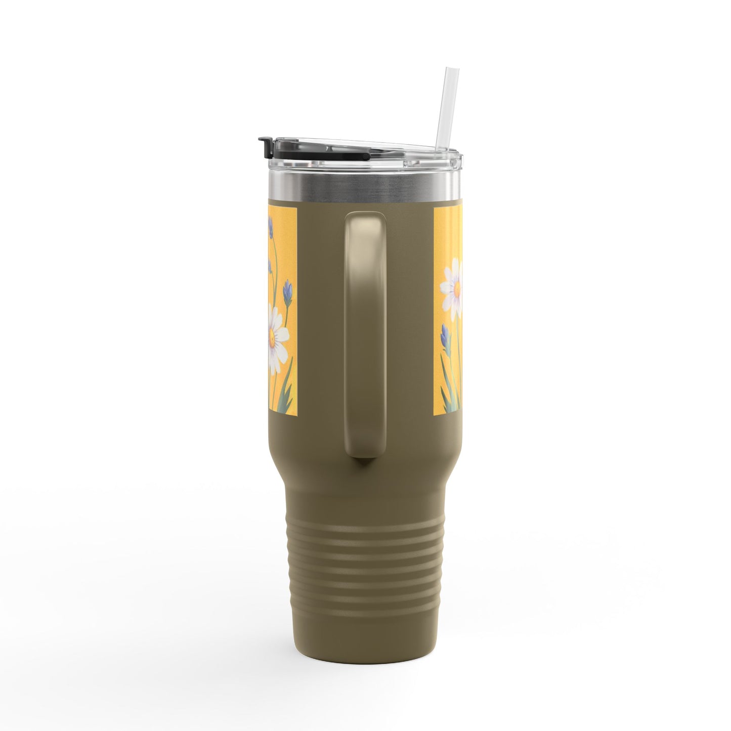 Spring Daisies 40oz Insulated Travel Mug