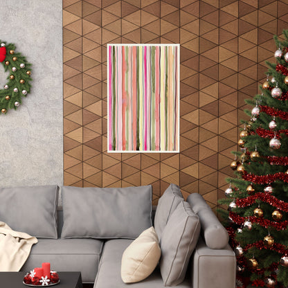 Summer Stripe Art Poster