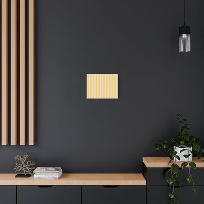 Buttercup Stripe Stretched Canvas Wall Art