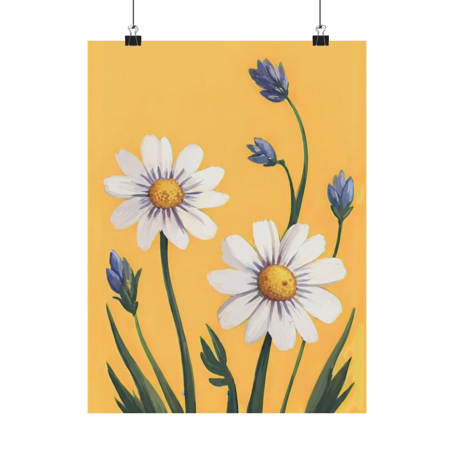 Spring Daisies Art Poster
