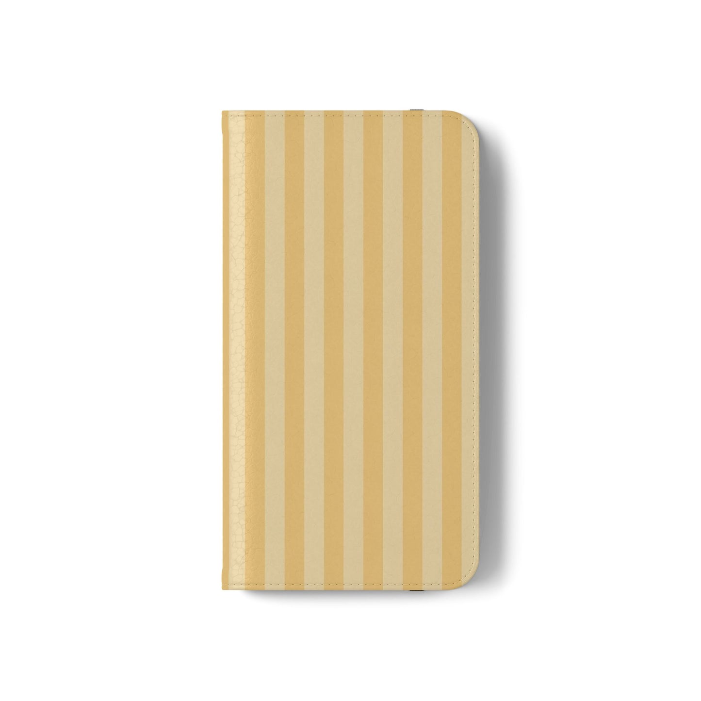 Buttercup Stripe Vegan Leather Flip Case