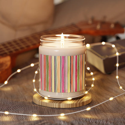 Summer Stripe Soy Candle