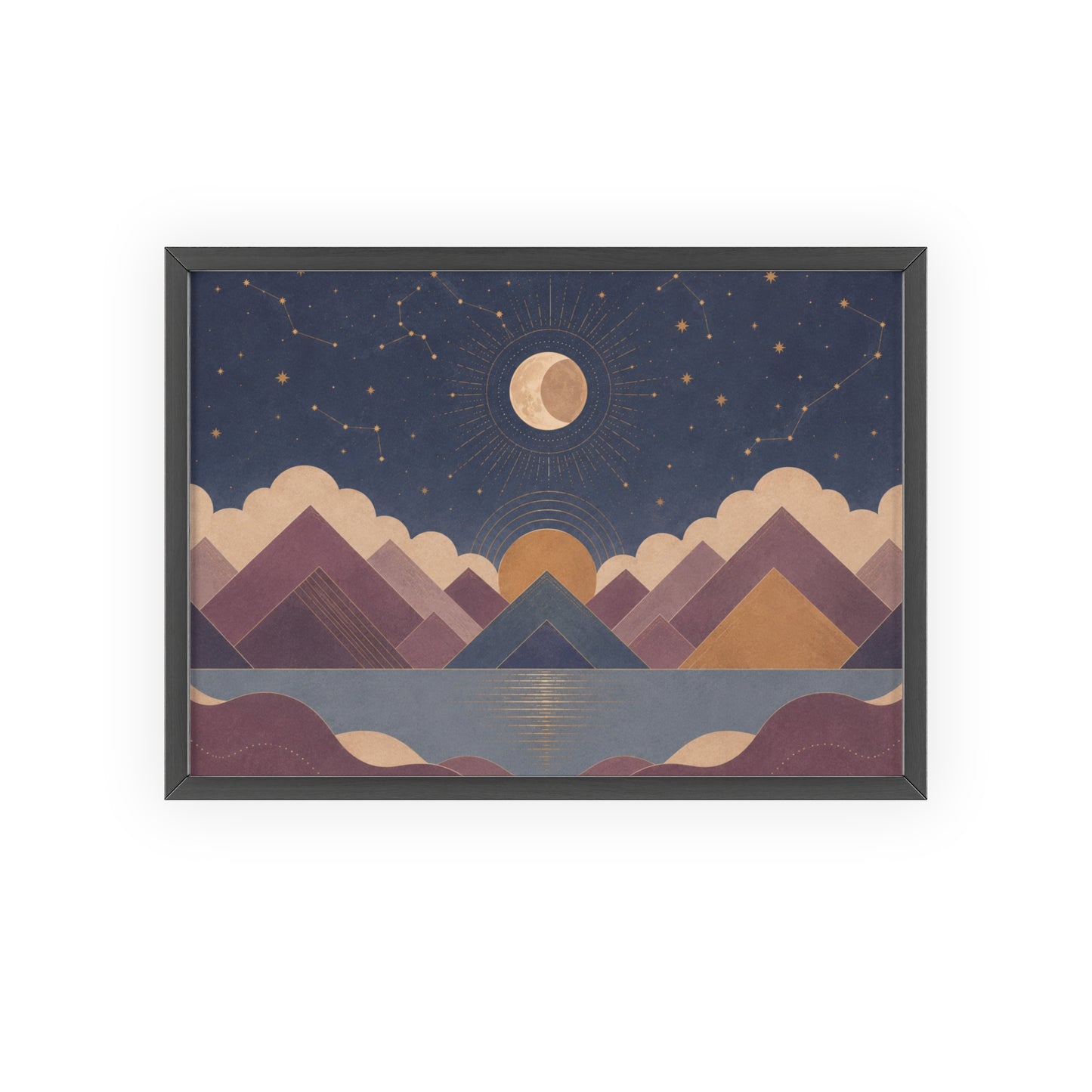 Celestial Vale Wood Framed Posters