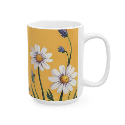 Spring Daisies Ceramic Mug