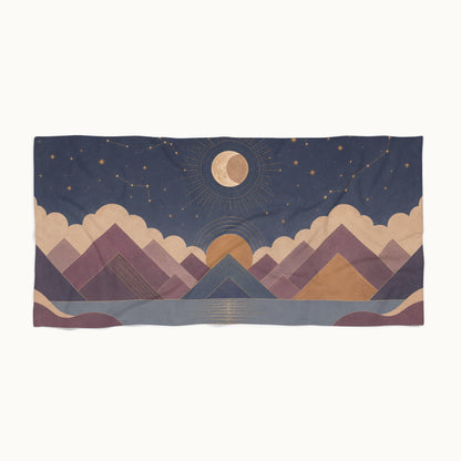 Celestial Vale Beach Towel