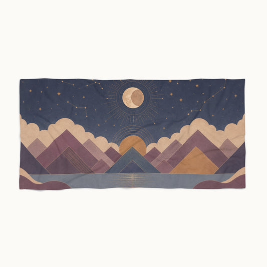 Celestial Vale Beach Towel