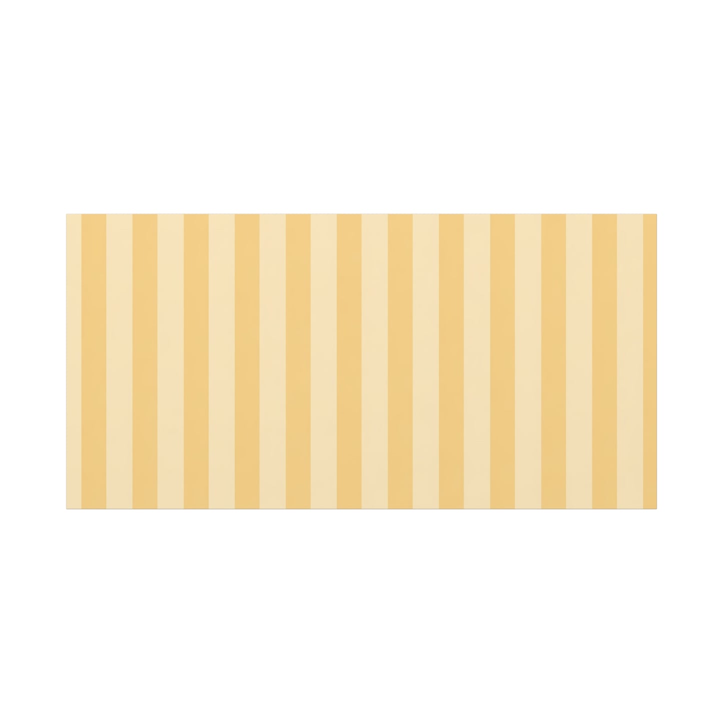 Buttercup Stripe Stretched Canvas Wall Art