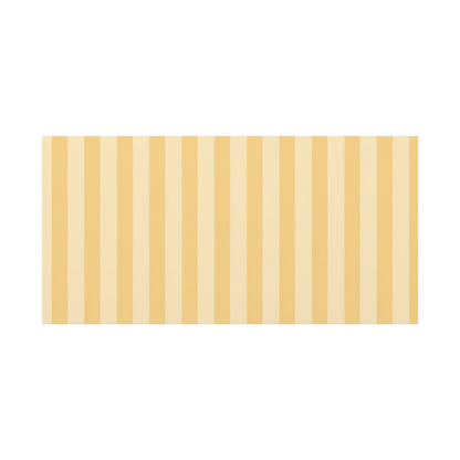 Buttercup Stripe Stretched Canvas Wall Art