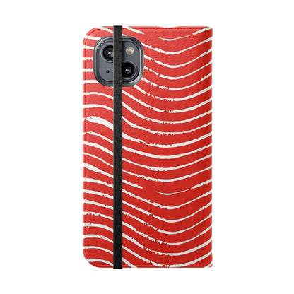 Scarlet Tide Vegan Leather Flip Case