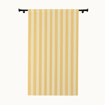 Buttercup Stripe Window Curtain