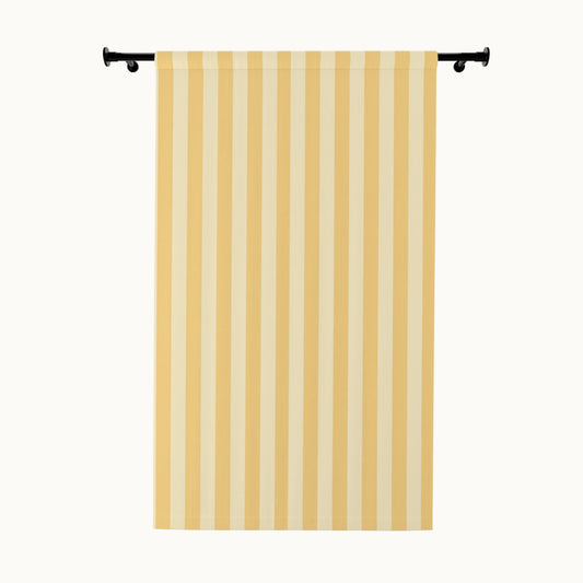 Buttercup Stripe Window Curtain