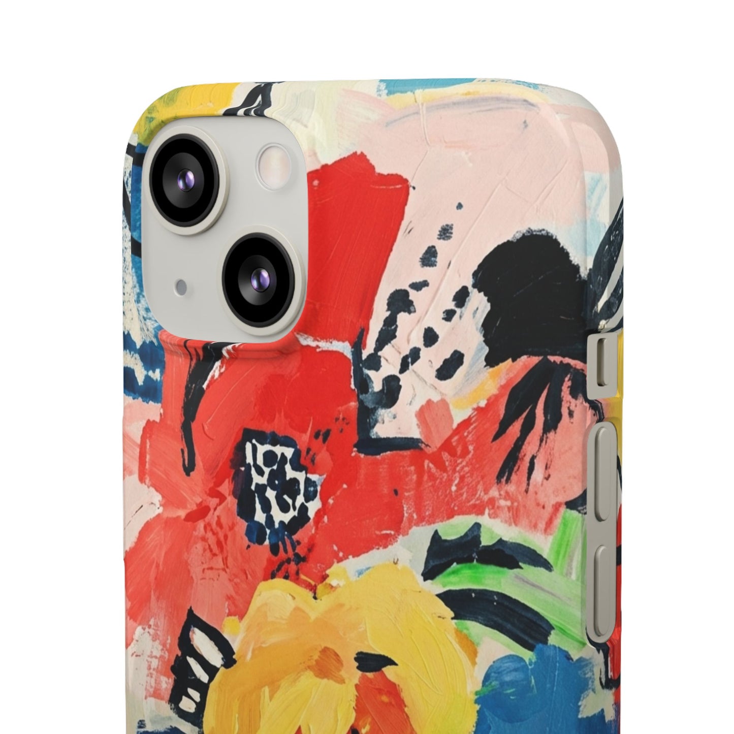 Abstract Flora Snap Phone Case